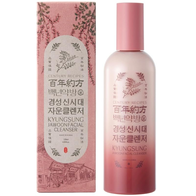 Kyungsung Jawoon Facial Cleanser 120 Ml / 4.06 Fl Oz – Mud-To-Foam Facial Cleanser with Natural Clay for Sensitive Skin
