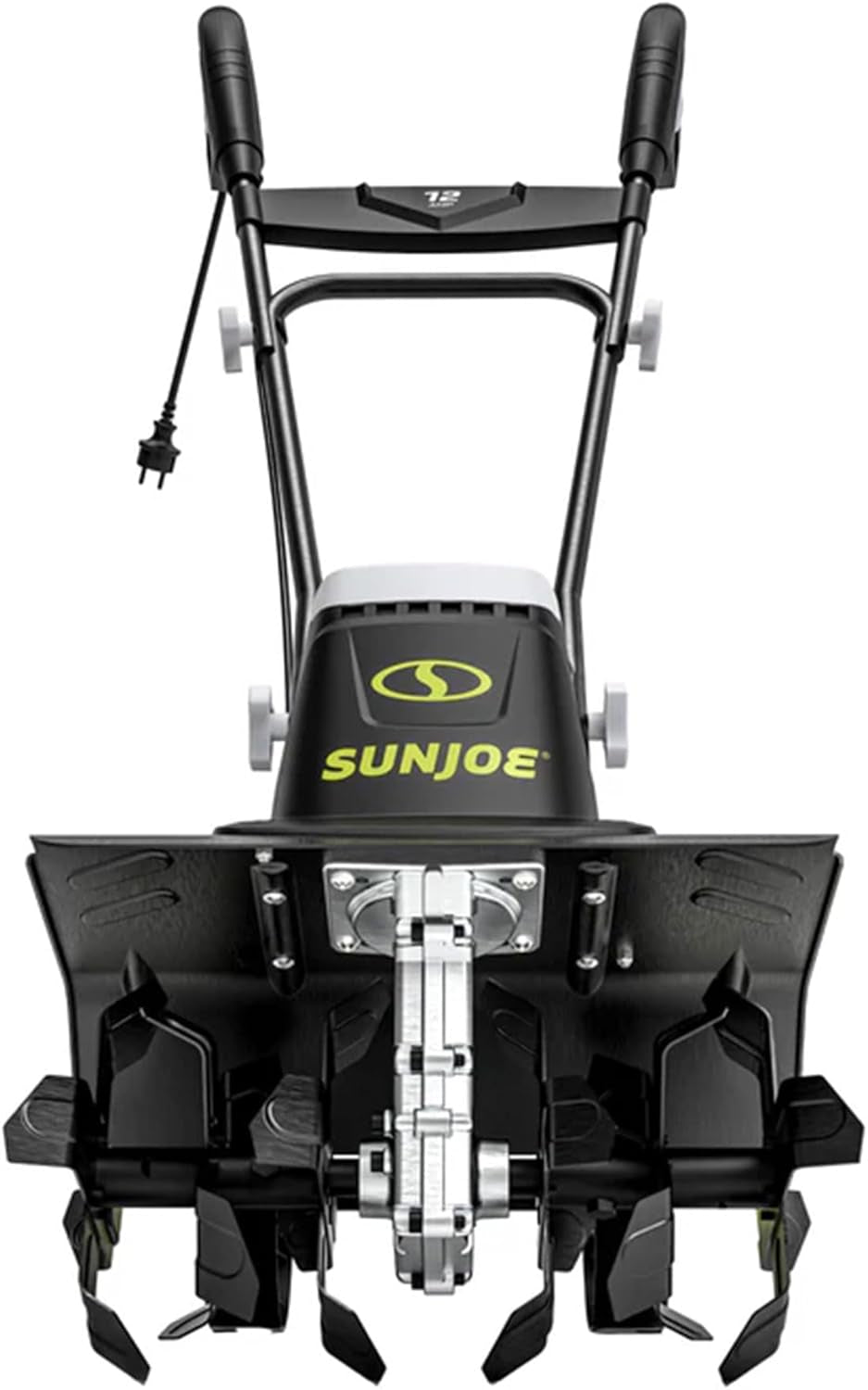 Sun Joe Corded Electric Garden Tiller & Cultivator with Steel Tines, 16 In, 12-Amp Motor - Heavy-Duty Tilling Machine and Power Tools for Lawn, Yard, and Gardening Care, TJ603E
