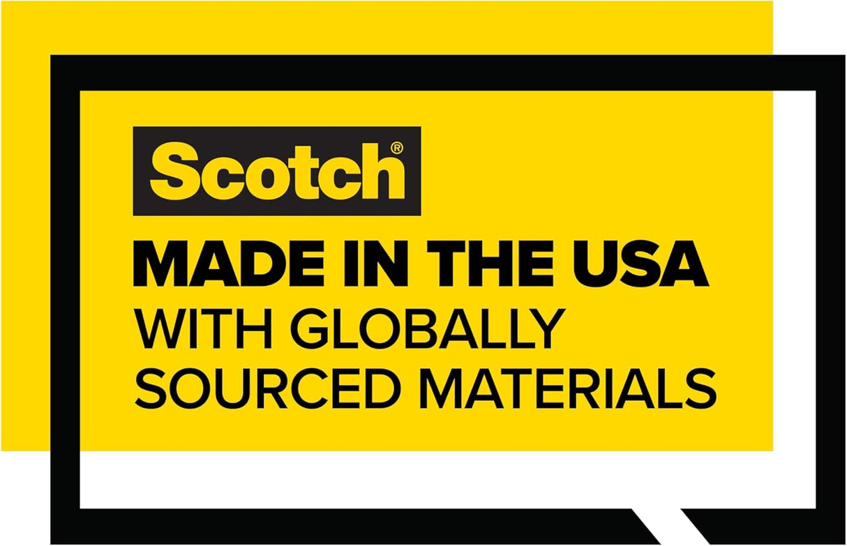 Scotch Heavy Duty Shipping Packing Tape, Clear, Packing Tape for Moving Boxes and Packaging Supplies, 1.88 In. X 22.2 Yd., 6 Roll Dispensers, Moving Supplies