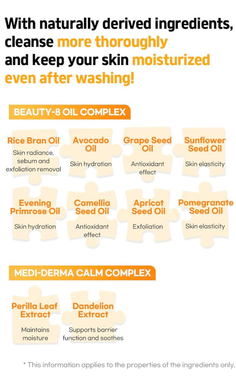 Freemay Real Deep Cleansing Oil, Removes Waterproof Makeup & Blackheads, Pore Deep Cleanser, Lightweight Finish, 330Ml, 11.15 Fl Oz