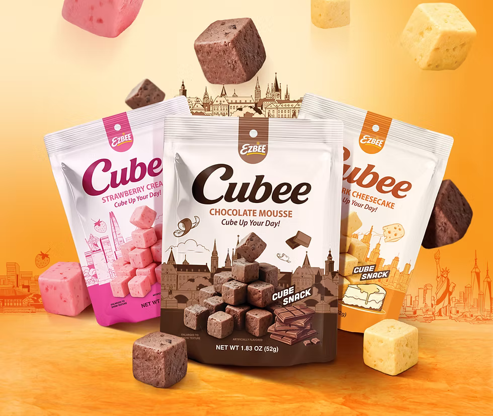 CUBEE New York Cheesecake Soft Cube Snack - Creamy Cheesecake Flavor 1.83oz (52g)