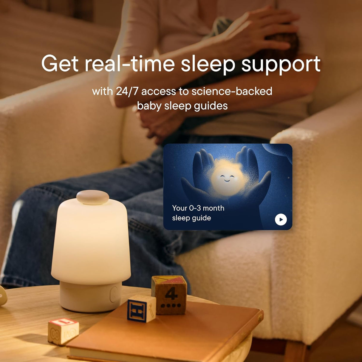 Hatch Baby Sound Machine, Night Light (Putty) | Sleep Support | Registry Essential, Routine Builder, Time-To-Rise Alarm Clock, White Noise, Nursery Stories, Toddler Kids (Wi-Fi)