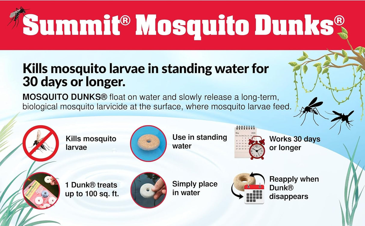 Summit...Responsible Solutions 110-12 Mosquito Dunks, 6-Pack