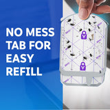 Zevo Flying Insect Trap Official Refill Cartridges - Fits Both Zevo Trap & MAX Indoor Fly Trap - Authentic Trap+Lock Technology to Catch Gnats, House & Fruit Flies (4 Official Refill Cartridges)
