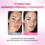Hydrating Pink Aloe Gel Cleanser, Low Ph Daily Face Wash with Probiotic Ferment & Hyaluronic Acid to Nourish Skin, Non-Stripping Foaming Korean Cleanser, 5.07 Fl Oz