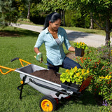 Worx WG050 8-In-1 Aerocart Garden Cart/Wheelbarrow Heavy Duty/Dolly