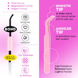 Pawotence Lash Extension Kit DIY 280Pcs Lash Clusters Eyelash Extension Kit, 9-16Mm 30D 40D Individual Lashes Kit with Lash Bond and Seal, Lash Tweezers for Self Use (30D&40D, 0.07D, 9-16Mm, Kit)