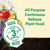 Miracle-Gro Shake 'N Feed All Purpose Plant Food - Outdoor and Indoor Plant Food for In-Ground and Containers, Feeds for up to 3 Months, 4.5 Lbs.
