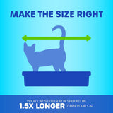 Petmate Basic Open Cat Litter Pan, Multidirectional Easy to Clean Plastic Litter Box, Gray, Made in USA, 14.5" X 10.5" X 3.5", Small Recommended for Kittens and Small Cats