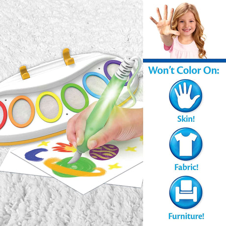 Crayola Color Wonder Magic Light Brush, Mess Free Painting Station for Kids, Gift for Kids, Learning Toddler Activity Toy, Ages 3+