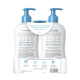 Cetaphil Baby Wash & Shampoo plus Body Lotion, Healthy Skin Essentials, Head to Toe Hydration for up to 24 Hours, for Delicate, Sensitive Skin, 2-Pack,White