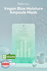 freemay Blue Moisture Ampoule Mask 27ml (0.91 fl oz) × 10 Sheets