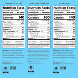 BUILT Bar Puff Protein Bars - Variety Pack - 15-17G Protein Snack Bars with Collagen - Calorie Conscious & Gluten Free - 12 Count, Variety May Vary