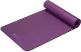 Gaiam Essentials 2/5" Thick (10Mm) Yoga & Pilates, Fitness & Exercise Mat with Easy-Cinch Carrier Strap Cusion Support for Fitness and Gym Workouts