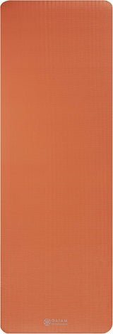 Gaiam Essentials 2/5" Thick (10Mm) Yoga & Pilates, Fitness & Exercise Mat with Easy-Cinch Carrier Strap Cusion Support for Fitness and Gym Workouts