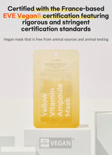 freemay Yellow Vitamin Ampoule Mask 27ml (0.91 fl oz) × 10 Sheets