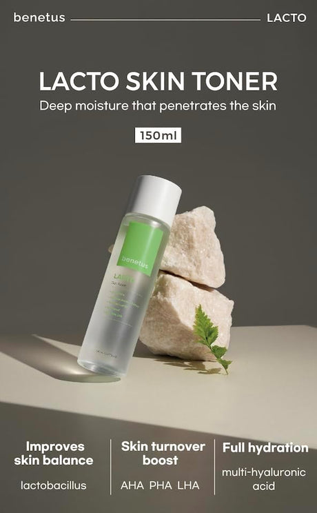Benetus Lacto Skin Toner 5.07 fl oz (150ml)