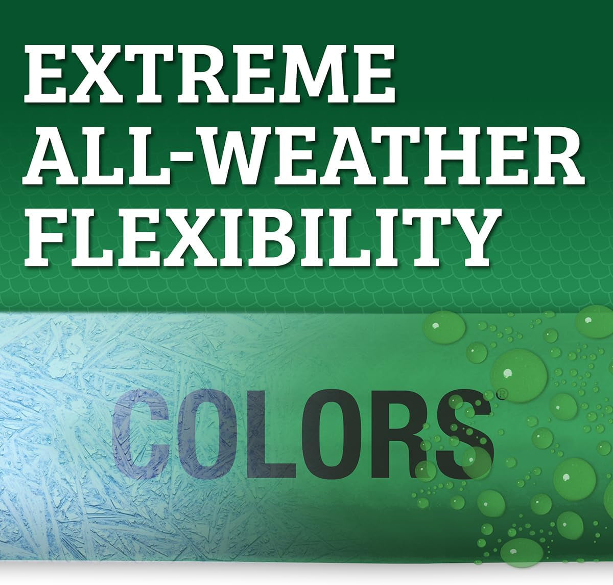 Flexzilla Colors Garden Hose 5/8 In. X 50 Ft., Lightweight All-Weather Water Hose, Durable and Flexible, Leak-Free Connections, Forest Green
