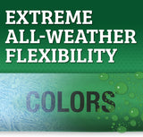 Flexzilla Colors Garden Hose 5/8 In. X 50 Ft., Lightweight All-Weather Water Hose, Durable and Flexible, Leak-Free Connections, Forest Green