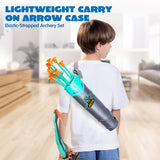 JOYIN Kids Bow and Arrow Set, LED Light up Archery Toy Set with 9 Suction Cup Arrows, Target & Arrow Case, Indoor and Outdoor Hunting Play Gift Toys for Kids, Boys & Girls Ages 6-12