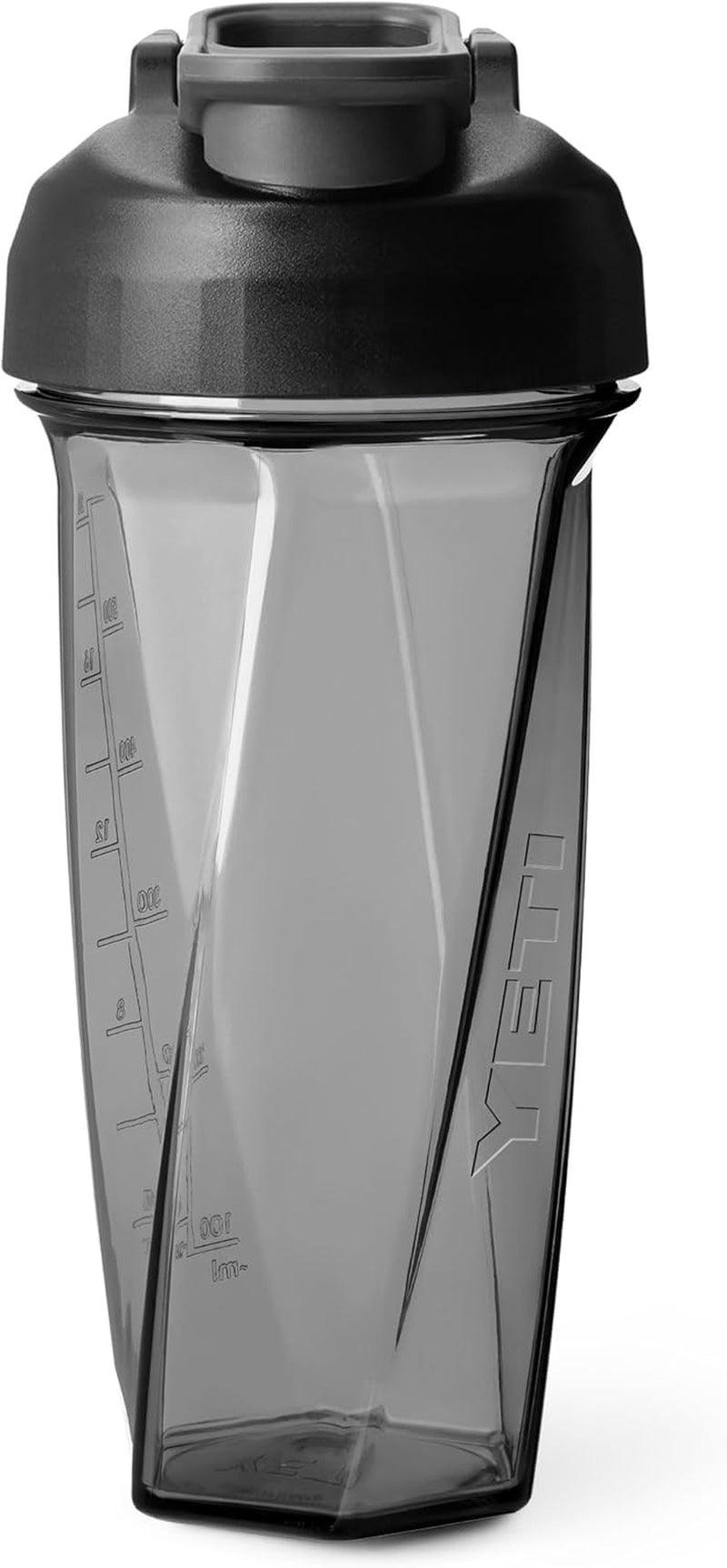 YETI Yonder Helimix Vortex Blender Shaker Bottle Holds up to 27Oz | No Blending Ball or Whisk | USA Made | Portable Pre Workout Whey Protein Drink Shaker Cup | Dishwasher Safe, Clear