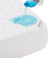 BEDLORE Waterproof Mattress Protector, Queen Size Mattress Pad Noiseless with Deep Pocket 6"-18" Depth, Soft Breathable Dirt-Proof Bed Mattress Cover Washable for Home, Bedroom, Hotel (Gray)