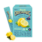 ALLBIO Organic Lemon Juice Sticks | 0.67Oz X 15 Pack – USDA Certified, Cold-Pressed, Not from Concentrate | No Sugar | Portable, Single-Serve Packets for Lemon Water, Tea, Cooking, Baking & Recipe