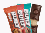 BUILT Bar Puff Protein Bars - Variety Pack - 15-17G Protein Snack Bars with Collagen - Calorie Conscious & Gluten Free - 12 Count, Variety May Vary