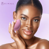 Makeup Sponge Set BS-MALL Triangle Puff 14 Pcs for Liquid, Cream, and Powder, Multi-Colored Makeup Sponges and Mini Sponge with Case (A-Purple)