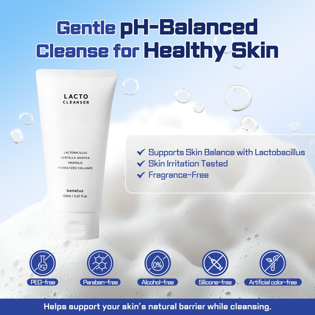 Benetus Lacto Cleanser 5.07 fl oz (150ml)