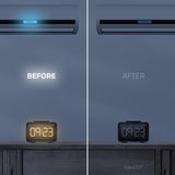 FLANCCI LED Light Blocking Stickers, Light Dimming Filters, (2 Sheets) Dimming Sheets for Routers, LED Covers Blackout, Dimming 50% ~ 80% of LED Lights, (2Sheets = 1 Cut Out + 1 Uncut)