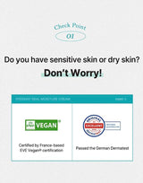 Freemay Real Moisture Cream Set (100Ml + 30Ml), Korean Face Moisturizer for Hydration & Soothing, Vegan, Lightweight, Sensitive Skin Friendly