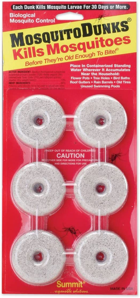 Summit...Responsible Solutions 110-12 Mosquito Dunks, 6-Pack