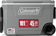 Coleman Classic Series Insulated Portable Rolling Cooler with Wheels, Leak-Resistant Outdoor Hard Cooler Keeps Ice up to 5 Days, 62-Quart