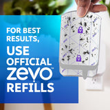 Zevo Flying Insect Trap & 3 Refill Cartridges - Plug in Fly Trap & Indoor Bug Catcher for Gnats, House & Fruit Flies - Blue & UV Light Technology, Mess-Free Alternative to Bug Zapper