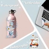200 PCS Funny Holographic Stickers for Adults, Waterproof Vinyl Sarcastic Meme Decals for Laptop, Water Bottle, Phone, Kindle, Journal, Scrapbook, Bumper, Skateboard, Luggage, No Repeats