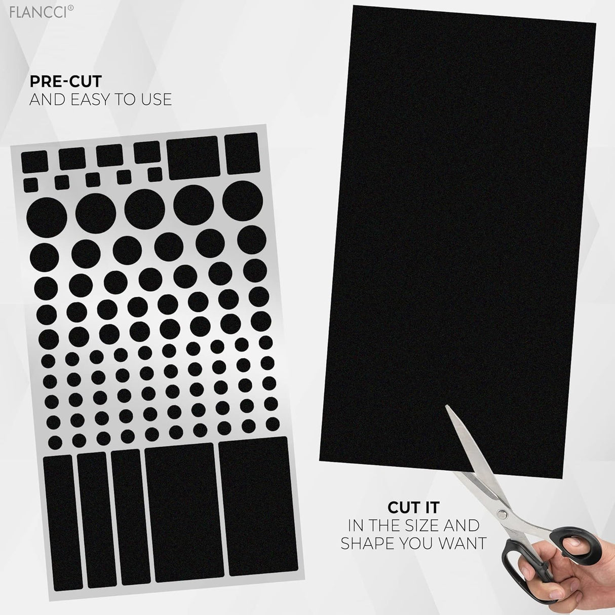 FLANCCI LED Light Blocking Stickers, Light Dimming Filters, (2 Sheets) Dimming Sheets for Routers, LED Covers Blackout, Dimming 50% ~ 80% of LED Lights, (2Sheets = 1 Cut Out + 1 Uncut)