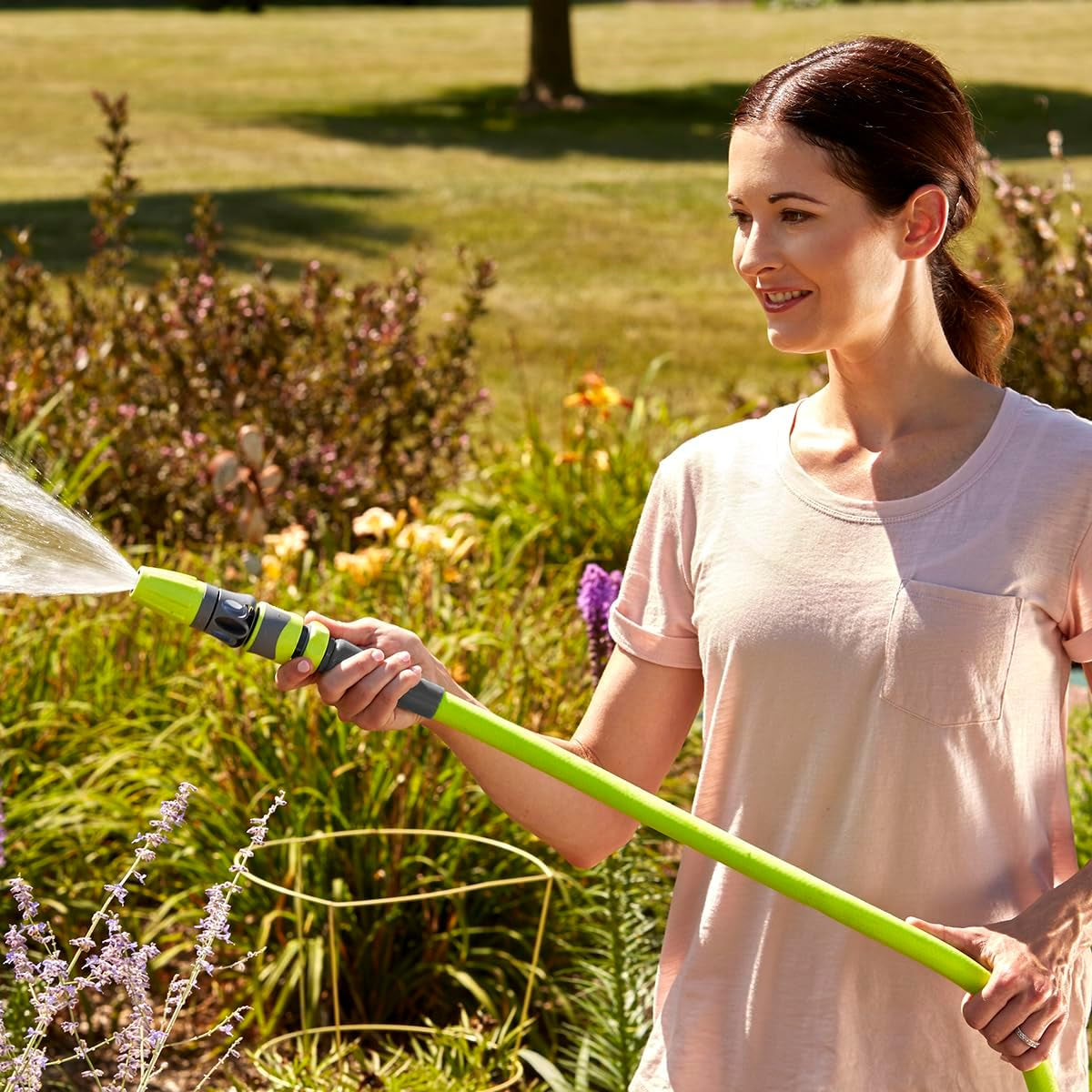 Flexzilla Garden Hose 5/8 In. X 50 Ft., Lightweight All-Weather Water Hose, Durable and Flexible, Leak-Free Connections