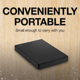 Seagate Portable 2TB External Hard Drive HDD — USB 3.0 for PC, Mac, Playstation, & Xbox -1-Year Rescue Service (STGX2000400)