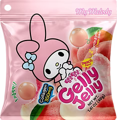 Gelly Jelly My Melody Peach Flavor Collagen Jelly Snack 40g