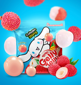 Gelly Jelly Cinnamoroll Lychee Flavor Collagen Jelly Snack - 350mg Collagen, Soft Chewy Fruit Jelly, 40g
