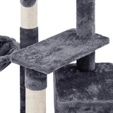 Topeakmart Cat Tree, 34In Cat Tower, Multi-Level Cat Condo with Extra Scratch Boards and Sisal Posts as Kitty Activity Center Pet Stand Tree for Indoor Kittens