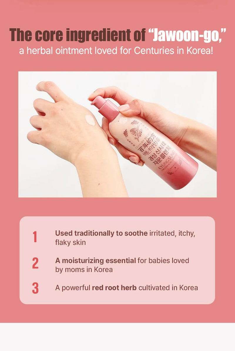 Kyungsung Jawoon Facial Cleanser 120 Ml / 4.06 Fl Oz – Mud-To-Foam Facial Cleanser with Natural Clay for Sensitive Skin