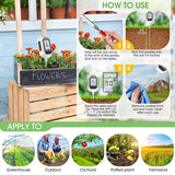 YAMRON 4-In-1 Soil Moisture Meter, Digital Plant Temperature/Soil Moisture Test & PH Meter/Sunlight Intensity, Backlight LCD Display for Gardening, Farming and Outdoor Plants