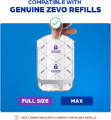 Zevo Flying Insect Trap & 3 Refill Cartridges - Plug in Fly Trap & Indoor Bug Catcher for Gnats, House & Fruit Flies - Blue & UV Light Technology, Mess-Free Alternative to Bug Zapper