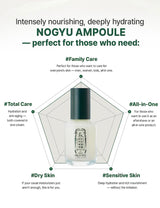 Nogyu Skin Rebirth Ampoule 40 Ml / 1.35 Fl Oz – Hydrating Face Serum with Deer Fat Oil, Sacha Inchi Oil & Hyaluronic Acid