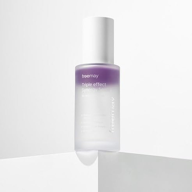 Freemay Triple Effect Synergy Serum 50 Ml / 1.69 Fl Oz – Hydrating Facial Serum with Bakuchiol & Hyaluronic Acid