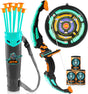 JOYIN Kids Bow and Arrow Set, LED Light up Archery Toy Set with 9 Suction Cup Arrows, Target & Arrow Case, Indoor and Outdoor Hunting Play Gift Toys for Kids, Boys & Girls Ages 6-12