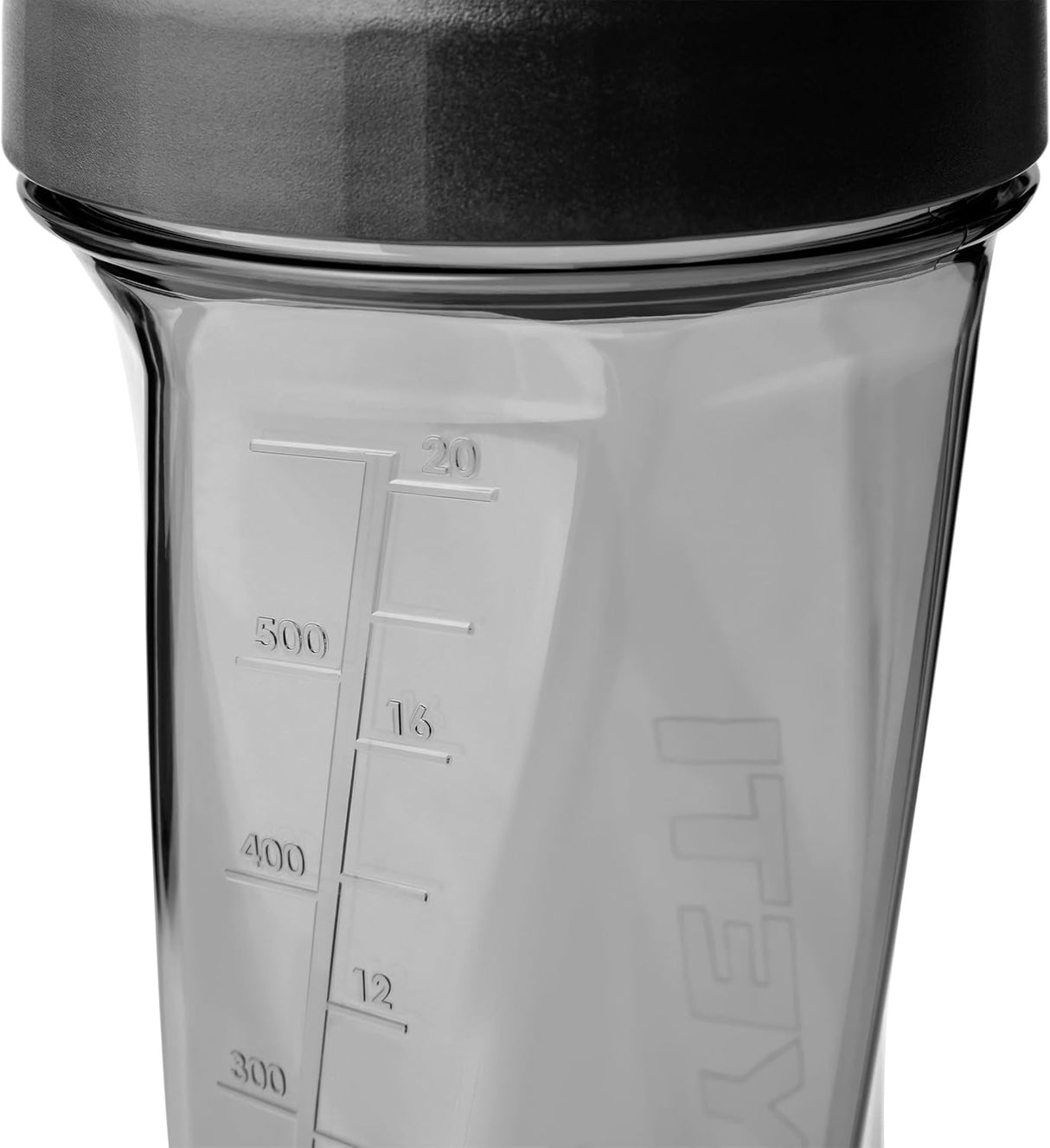 YETI Yonder Helimix Vortex Blender Shaker Bottle Holds up to 27Oz | No Blending Ball or Whisk | USA Made | Portable Pre Workout Whey Protein Drink Shaker Cup | Dishwasher Safe, Clear