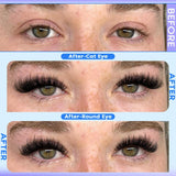 Goddvenus Lash Clusters Kit Wispy Lashes Clusters Natural Fluffy Eyelashes Clusters 12Mm 14Mm 16Mm Mixed Cluster Eyelash Extensions Kit D Curl DIY Individual Lashes Kit with Bond and Seal Lash Glue